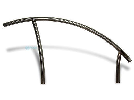 SR Smith Artisan Series Deck-Mounted Hand Rail Pair | .065 Thickness 316L Stainless 1.90" OD | ART-1005-MG