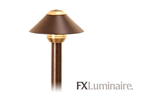 FX Luminaire BelloPerimetro 1LED Pathlight Flat Black 18inch Riser Kit | BD-1LED-18R-FB