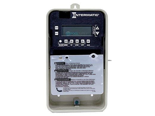 Intermatic PE103 Series 3-Circuit Electronic Pump Motor Controller with Seasonal Adjustment | Type 3R Metal Enclosure | PE103