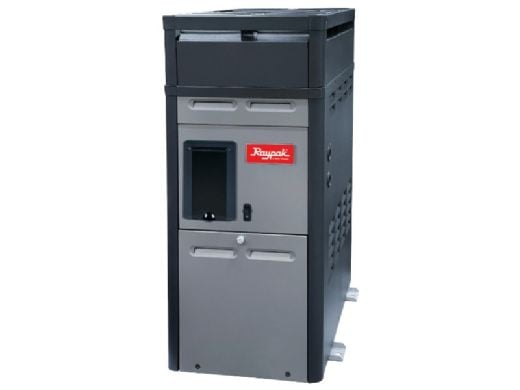Raypak 156A Above Ground Pool and Spa Heater | Digital Controls | Electronic Ignition | Natural Gas 150K BTU | Altitude 0-4999 Feet | P-M156A-EN-C 014802 | P-D106A-AP-C  014820 | P-R156A-EN-C 014784