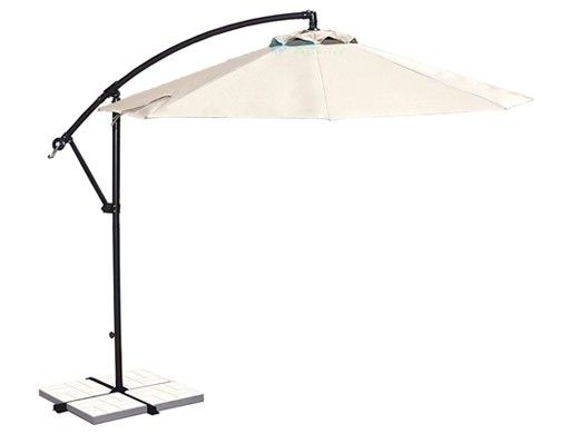 Santiago Cantilever Umbrella | 10ft Octagon | Champagne Linen Olefin | NU6400CH