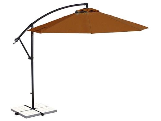 Santiago Cantilever Umbrella | 10ft Octagon | Terra Cotta Olefin | NU6400TC