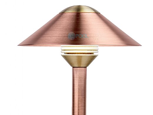 FX Luminaire CA 1 LED Path Light | Desert Granite | 12" Riser | CA1LED12RDG KIT