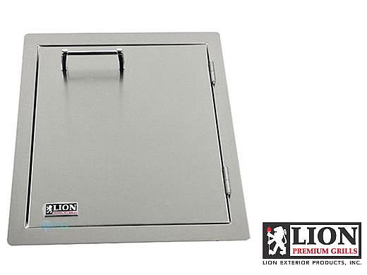 Lion Premium Grill Stainless Steel Vertical Door with Towel Rack | L62945