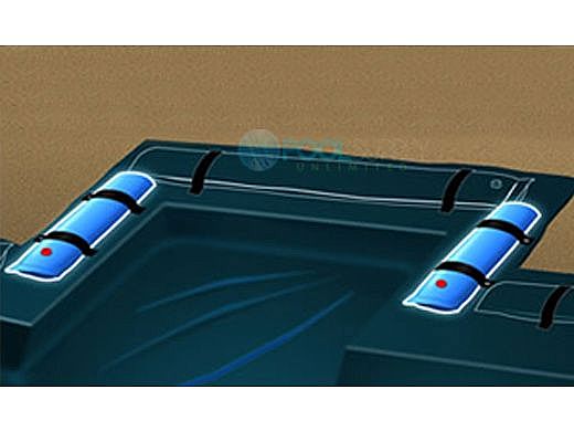 In-Ground Pool 4-Foot Step Water Bag | Set of 2 | NW107-2