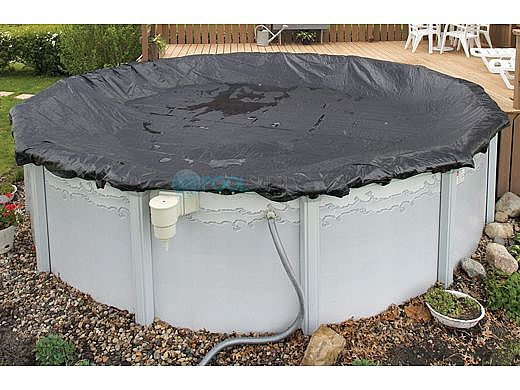 Arctic Armor Rugged Mesh Winter Cover | 24' Round for Above Ground Pool | 8-Year Warranty | WC608