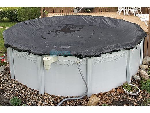 Arctic Armor Rugged Mesh Winter Cover | 18' x 40' Oval for Above Ground Pool | 8-Year Warranty | WC642