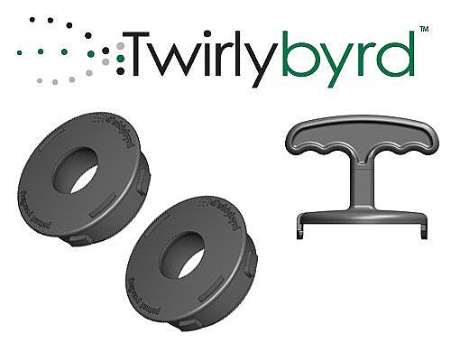 Twirlybyrd Baja Bubbler Finishing Kit | Black  | TB-BBFIN2PKB