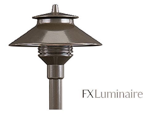 FX Luminaire PL 3LED Aluminum 12inch Riser Pathlight Bronze Metalic Zone Dimming | PL3LED12RAZDBZ