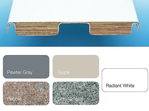 SR Smith 6 ft Fibre Dive Board Gray Granite with Clear Tread | 66-209-266S24
