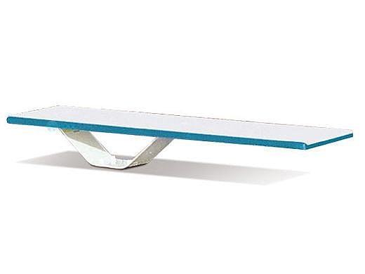 SR Smith Frontier II Jump Stand with Frontier II Board Complete | 6' Marine Blue with Matching Marine Blue Tread | 68-209-58663T