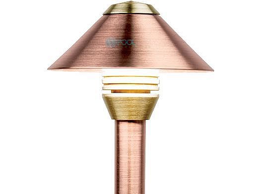 FX Luminaire BD LED Path Light | 1 LED | 18 Riser | Nickel Plate | BD1LED18RNP KIT