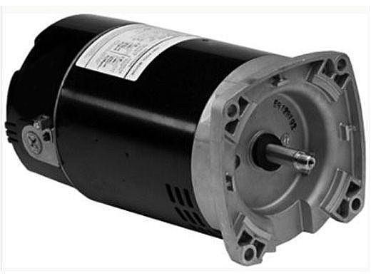 Replacement Square Flange Pool Motor 1HP | 230V 56 Frame Full-Rated | Two Speed Energy Efficient B2982 | EB2982