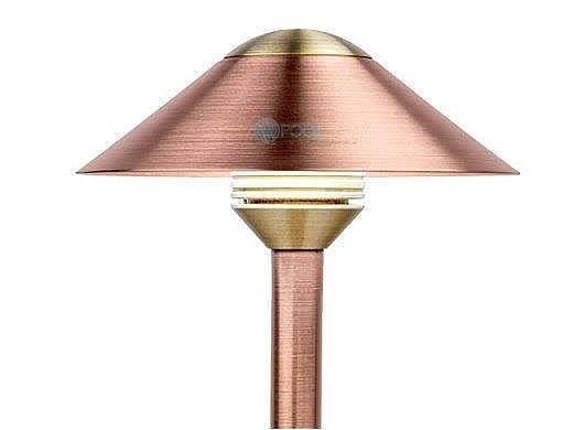 FX Luminaire CA 3 LED Path Light | White Wrinkle | 12" Riser | CA3LED12RWF KIT