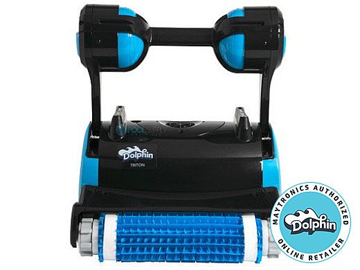 Maytronics Dolphin Triton Robotic Pool Cleaner with Caddy | 99996356