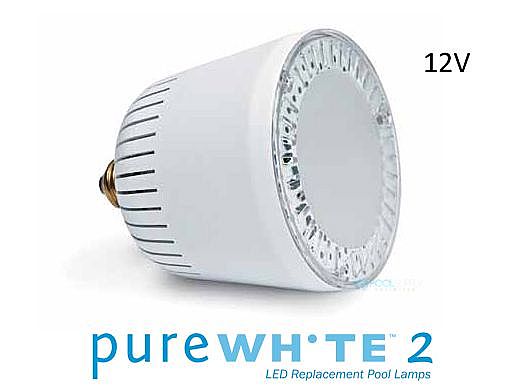 J&J Electronics PureWhite 2 Retrofit LED Light Bulb for Sta-Rite SwimQuip Series 0508 | 12V | LPL-P2-WHT-12-SQ-S