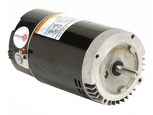 Replacement Keyed Shaft Pool Motor 1HP | 230V 56 Round Frame Two Speed Full-Rated B974 | EB974
