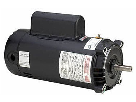 Replacement Keyed Shaft Pool Motor 1.5HP | 115/230V 56 Round Frame Full-Rated | EB123 | B123