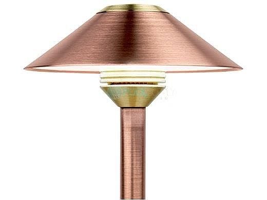FX Luminaire CB 3 LED Path Light | Bronze Metallic | 18" Riser | CB3LED18RBZ KIT