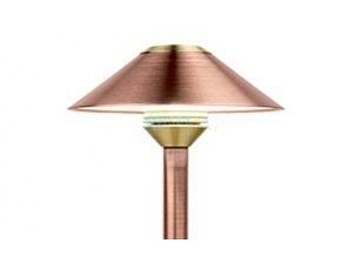 FX Luminaire CB 3 LED Path Light | Weathered Iron | 18" Riser | CB3LED18RWI KIT