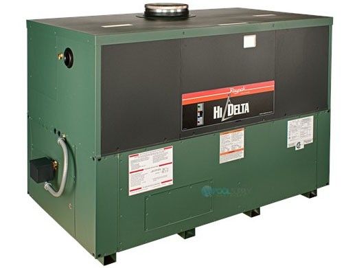 Raypak HI Delta P-1802C Commercial Indoor-Outdoor Swimming Pool Heater | Propane Gas 1,802,000 BTUH | 016081