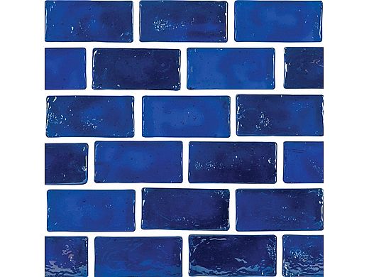 National Pool Tile Arctic 1x2 Glass Series Pool Tile | Ocean | 1x2081