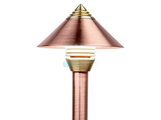 FX Luminaire EA 1 LED Path Light | White Wrinkle | 36" Riser | EA1LED36RWF KIT