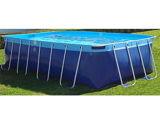 Splash-A-Round Pools Quik Swim 10'x18' Rectangular 48" Tall Metal Frame Pool | QS101848