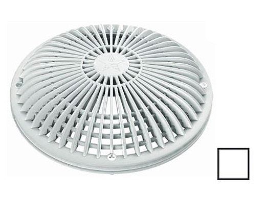 AquaStar 10" Round MoFlow Suction Outlet Cover and Mud Frame | White | 10MF101