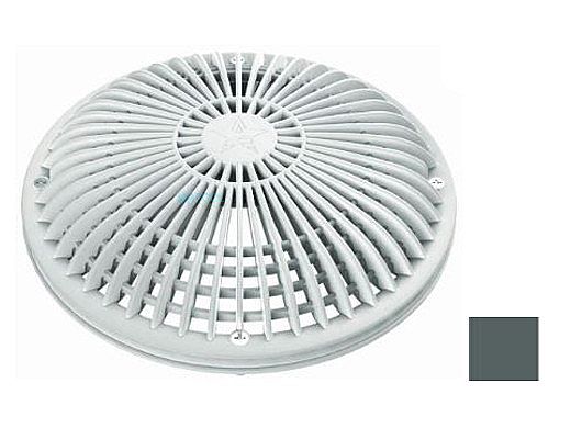 AquaStar 10" Round MoFlow Suction Outlet Cover and Mud Frame | Dark Gray | 10MF105