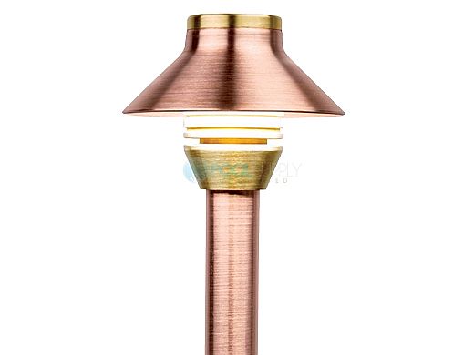FX Luminaire HC 1 LED Path Light | Almond | 36" Riser | HC1LED36RAL KIT