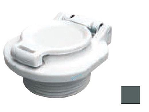 AquaStar Safety Vacuum Lock Wall Fitting 1.5" | Dark Gray | VLK15T05