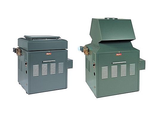 Raypak Raytherm P724 Commercial Swimming Pool Heater without Top | Propane Gas 726,000 BTUH  | California Code | 001437