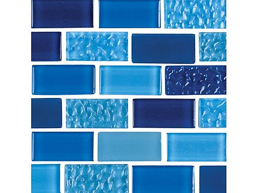 National Pool Tile Essence 1x2 Glass Tile | Royal Blue | ES-ROYAL 1X2