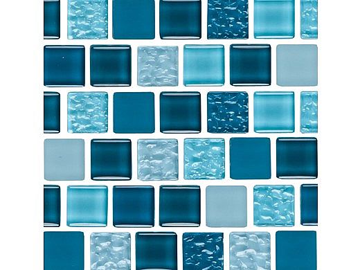 National Pool Tile Essence 1x1 Glass Tile | Imperial Blue | ES-IMPERIAL 1X1