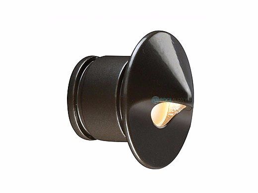 FX Luminaire PO 1 LED Wall Light | Bronze Metallic | Round | PO1LEDRDBZ