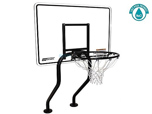 SR Smith Commercial Salt Friendly Basketball Game | Stainless Steel Frame | With Anchors | S-BASK-EC