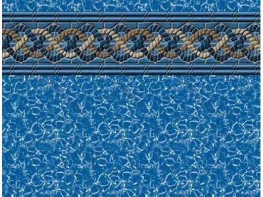 21' x 43' Oval Mystri Gold Pattern Above Ground Pool Liner | Uni-Bead | Heavy Gauge | 54" Wall | LI2142654MGU25