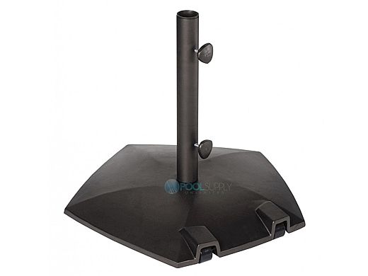 Pentagon Base With Wheels | 80 lb. Black | NU5460