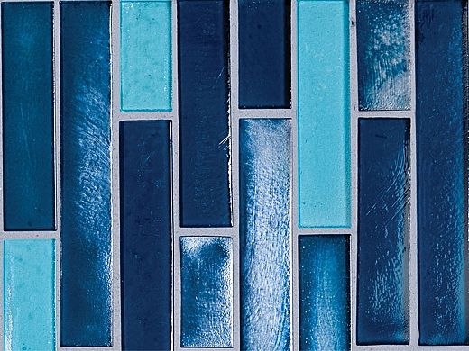 National Pool Tile Aquascapes Vertical Glass | Azure | OCN-AZURE VS6