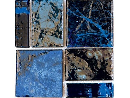 National Pool Tile Escapes Series Pool Tile | Riverstone | ESC-BLSTONE