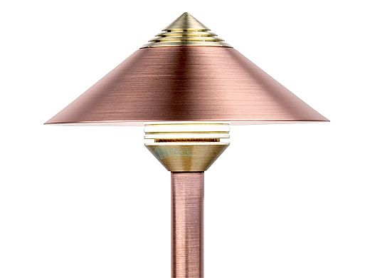 FX Luminaire QF 1 LED Path Light | Almond | 8" Riser | QF1LED8RAL KIT