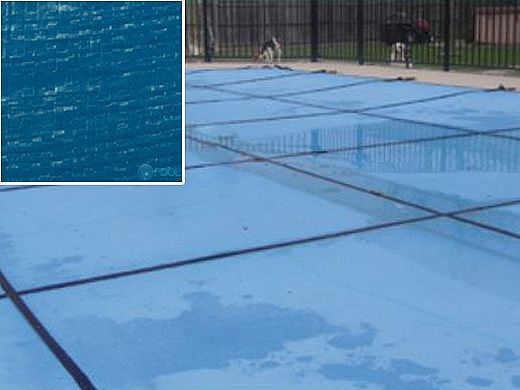 PoolTux 20-Year King Light Weight Solid Safety Cover | No Step Rectangle 16' x 34' Blue | CSPTBSL16340