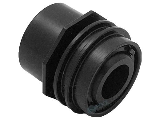 AquaStar 2" Slip Flush-Mount Return Fitting Water Stop | 1in Orifice | Dark Gray | 33105
