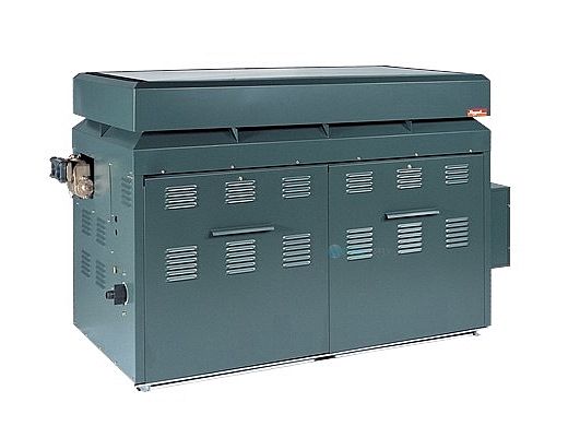 Raypak Raytherm P-1083 #57 Commercial Swimming Pool Heater with Outdoor Top | Propane Gas 1,083,000 BTUH | 001368