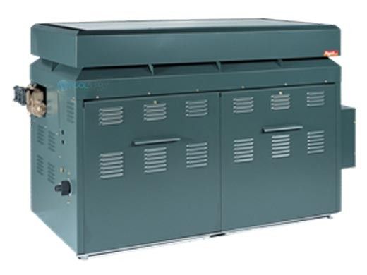 Raypak Raytherm P-926 #49 Cold Run Commercial Swimming Pool Heater with Outdoor Top | Natural Gas 926,000 BTUH | 012390