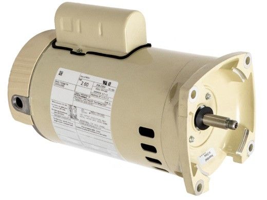 Replacement Pentair Motor Standard Efficiency | 208/230V 2HP | 56 Square Flange | Almond | 355026S
