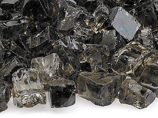 American Fireglass Half Inch Classic Collection | Bronze Fire Glass | 10 Pound Jar | AFF-BRZ12-J