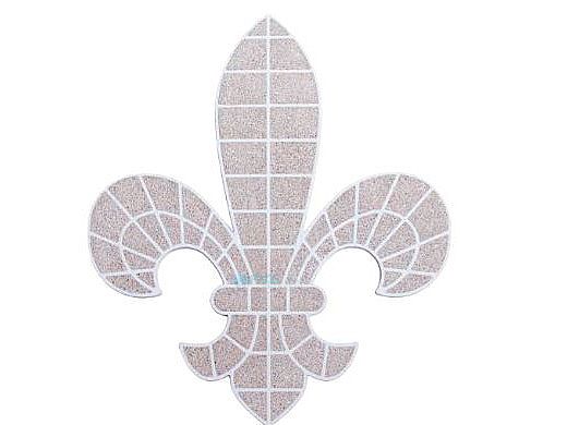 AquaStar Swim Designs Fleur de Lis Stencil Only | White | F1005-01