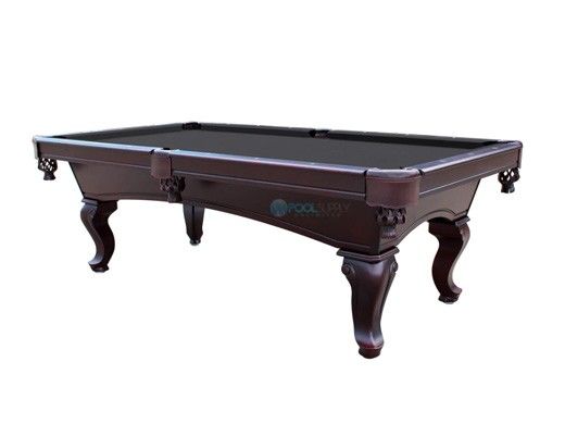 Hathaway Monterey 8-Foot Mahogany Slate Pool Table| Black Felt | NG2585BK